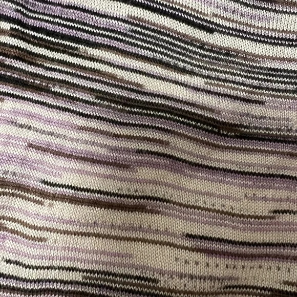 Urban Outfitters Renewal Vintage purple striped gradient crop tank top open back - Picture 4 of 5